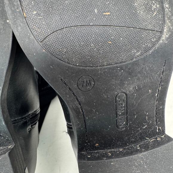 Nine West Black Leather Over-the-Knee Riding Boots Women’s Size 7.5 - Picture 8 of 12